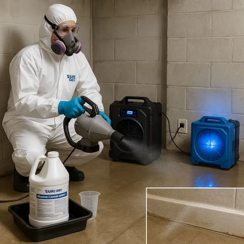 Sanitization and Odor Removal process in Tracy, CA